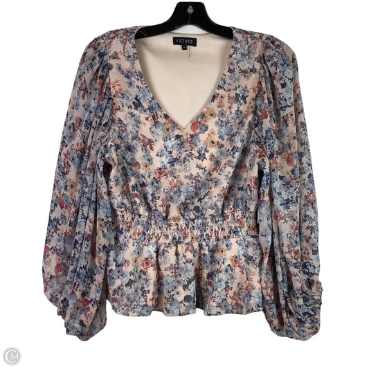 Top Long Sleeve By 1.state In Multi-colored, Size: S