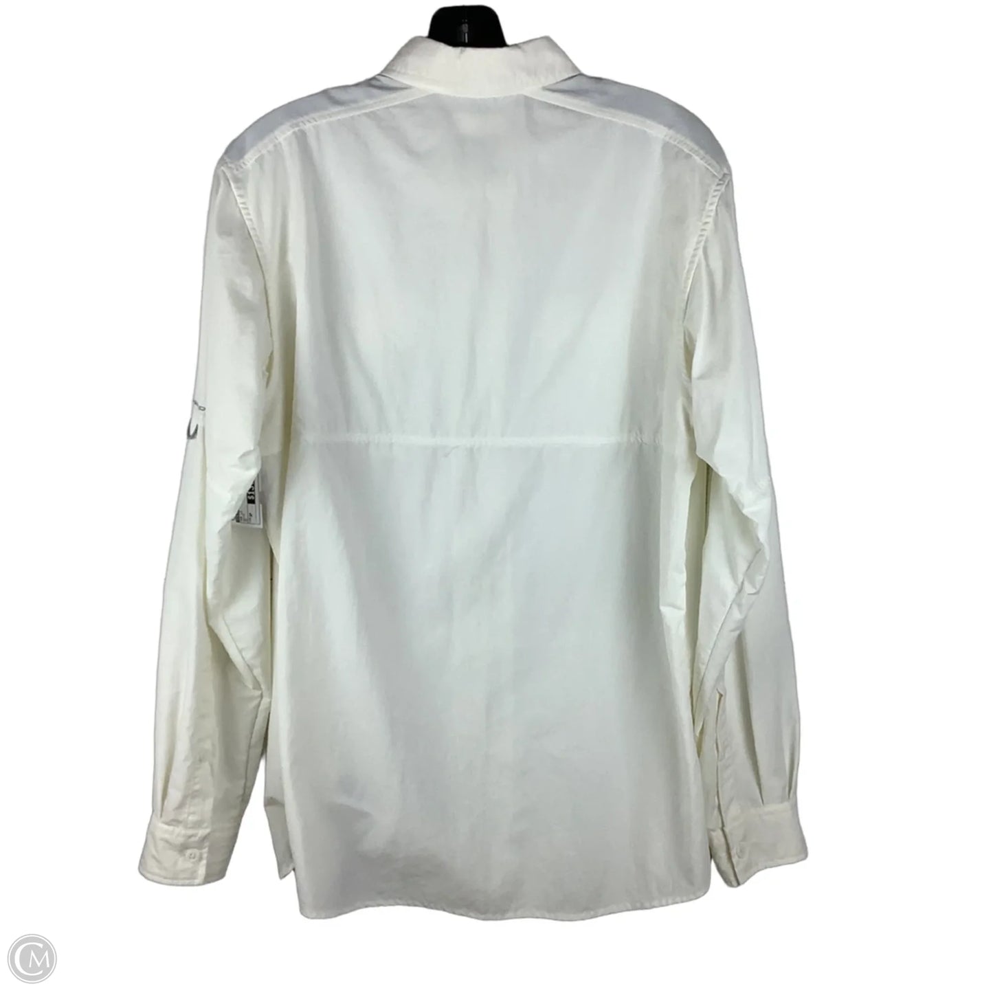 Top Long Sleeve By Columbia In White, Size: S