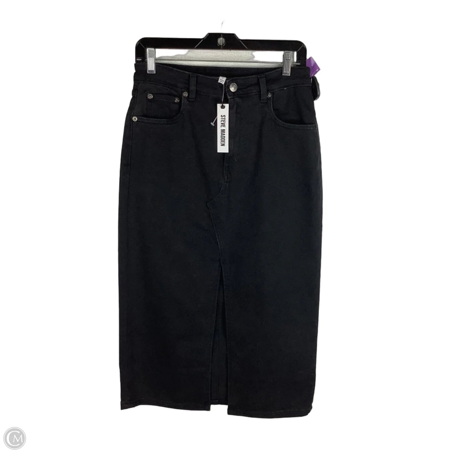 Skirt Midi By Steve Madden In Black, Size: S
