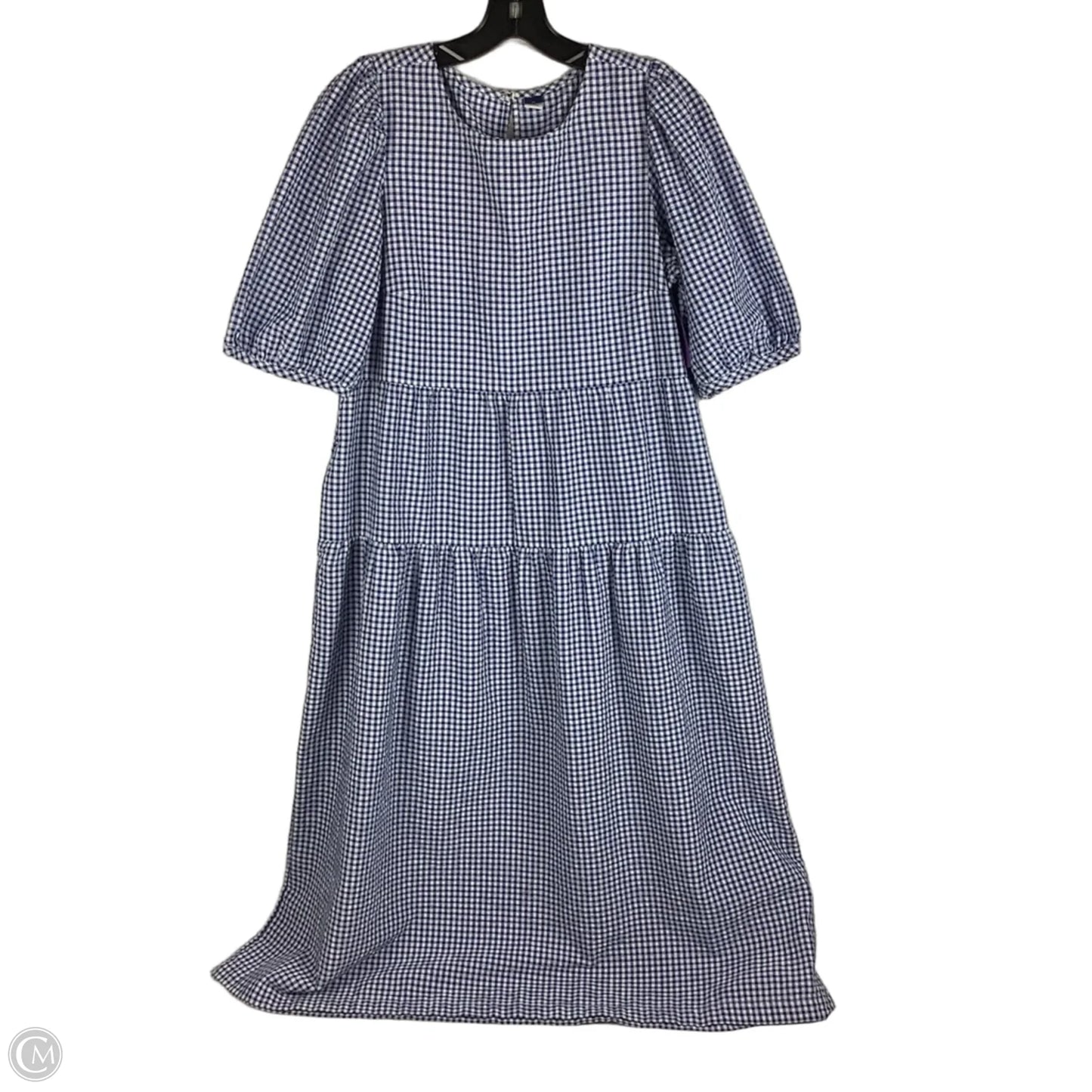 Dress Casual Maxi By Old Navy In Checkered Pattern, Size: M