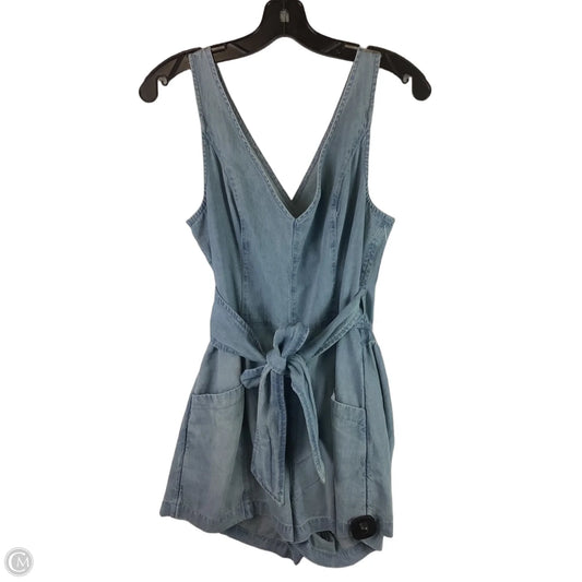 Romper By Aerie In Blue Denim, Size: M