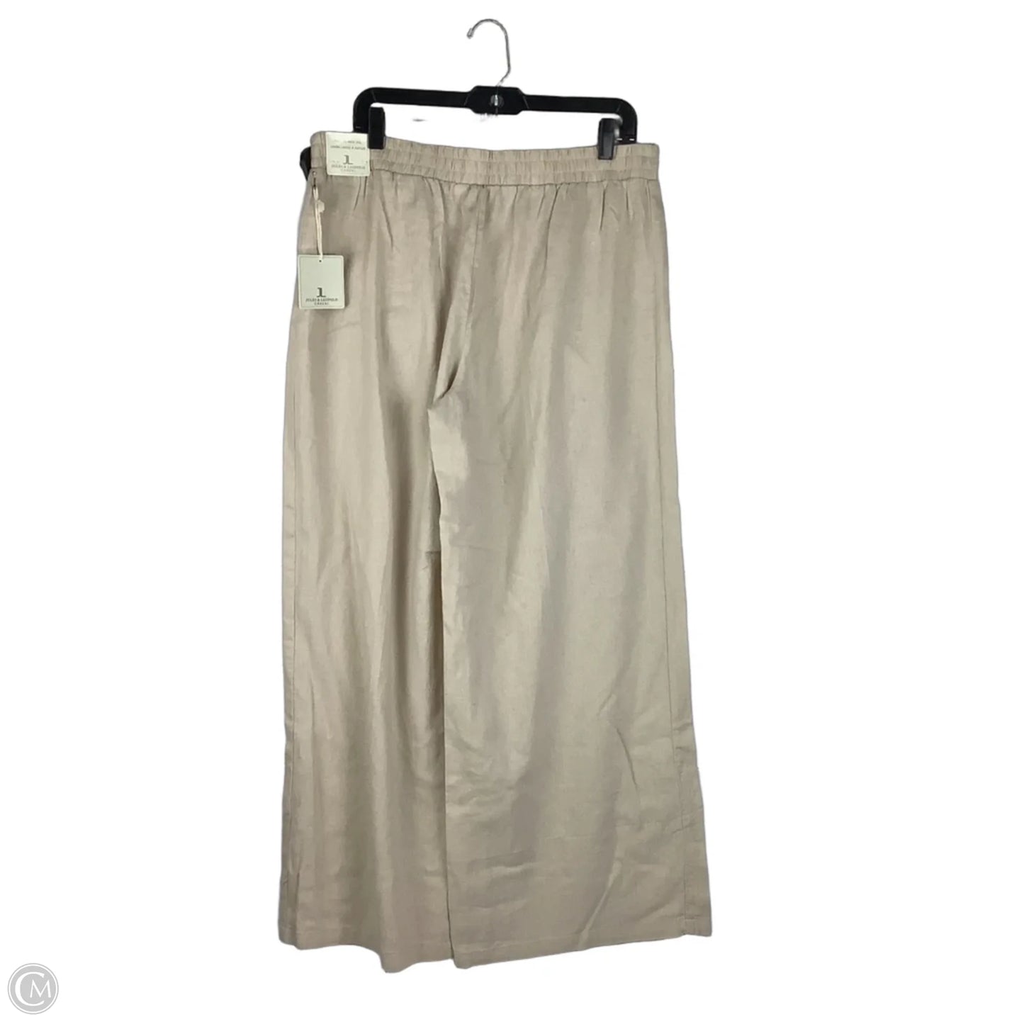 Pants Linen By Jules & Leopold In Tan, Size: L