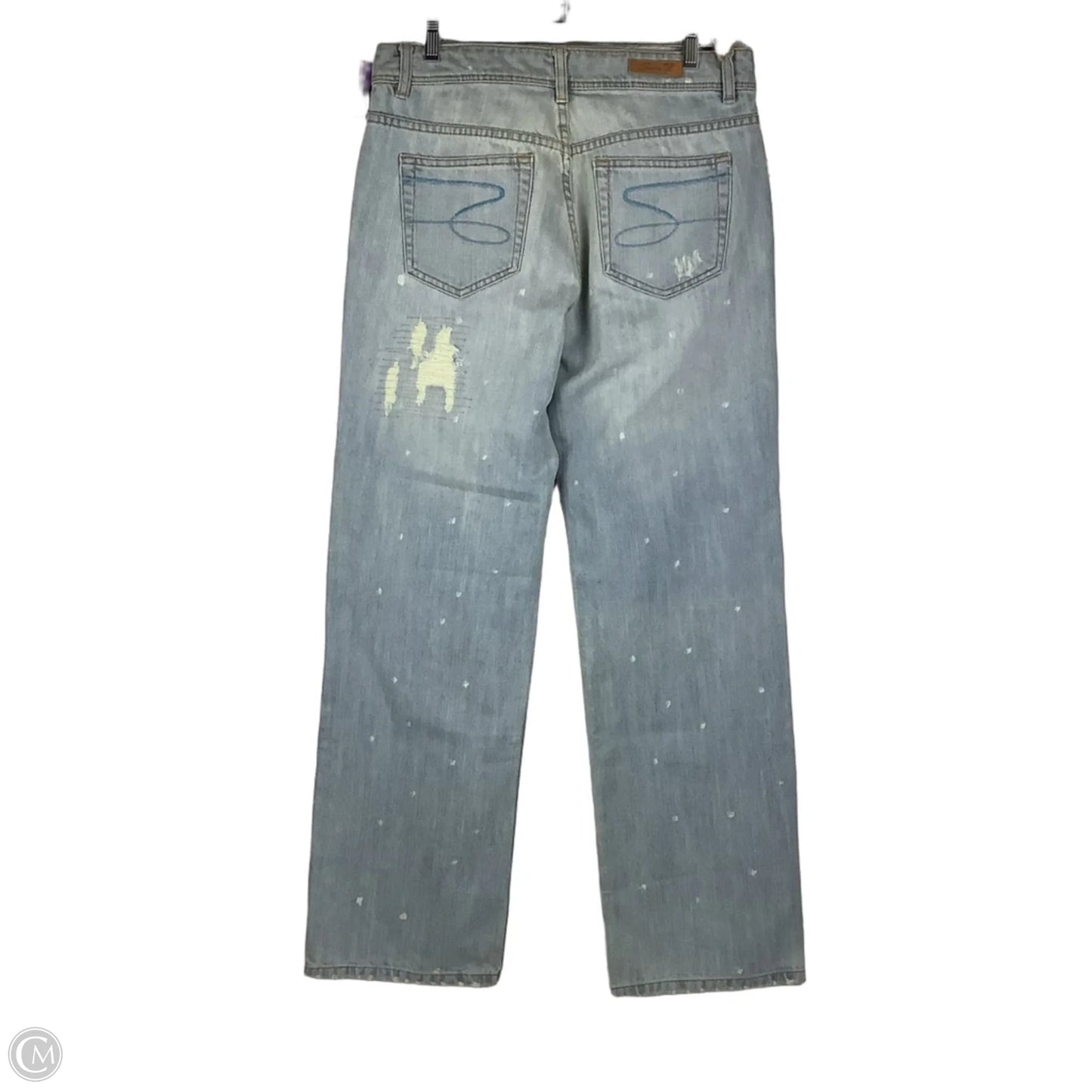 Jeans Straight By Seven 7 In Blue Denim, Size: 14