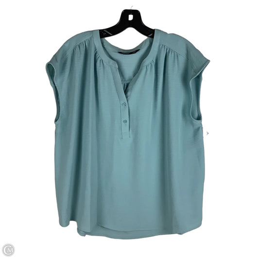 Top Short Sleeve By Cmc In Teal, Size: Xl