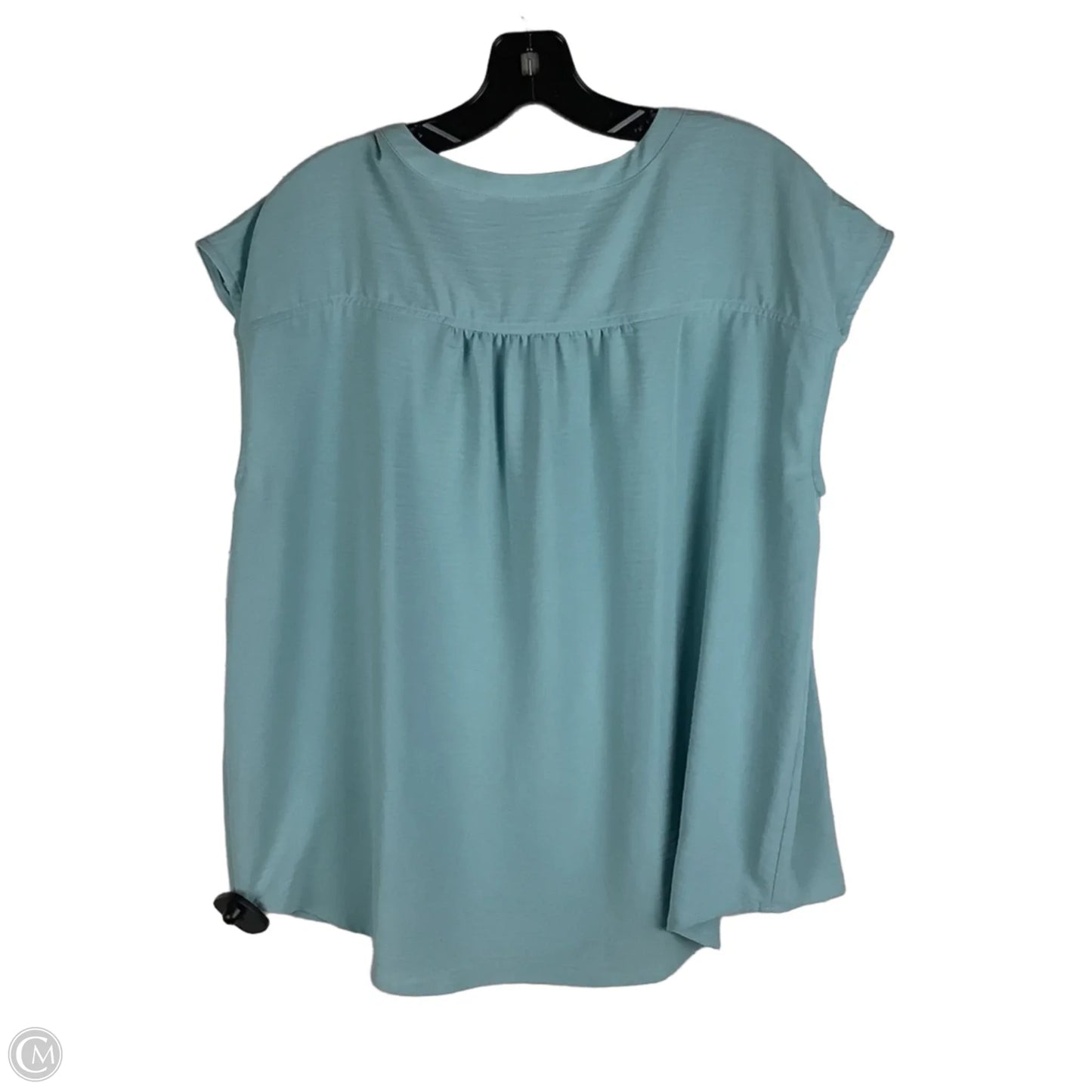 Top Short Sleeve By Cmc In Teal, Size: Xl