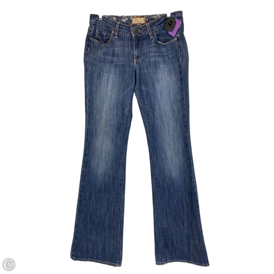 Jeans Boot Cut By Paige In Blue Denim, Size: 6 (28)