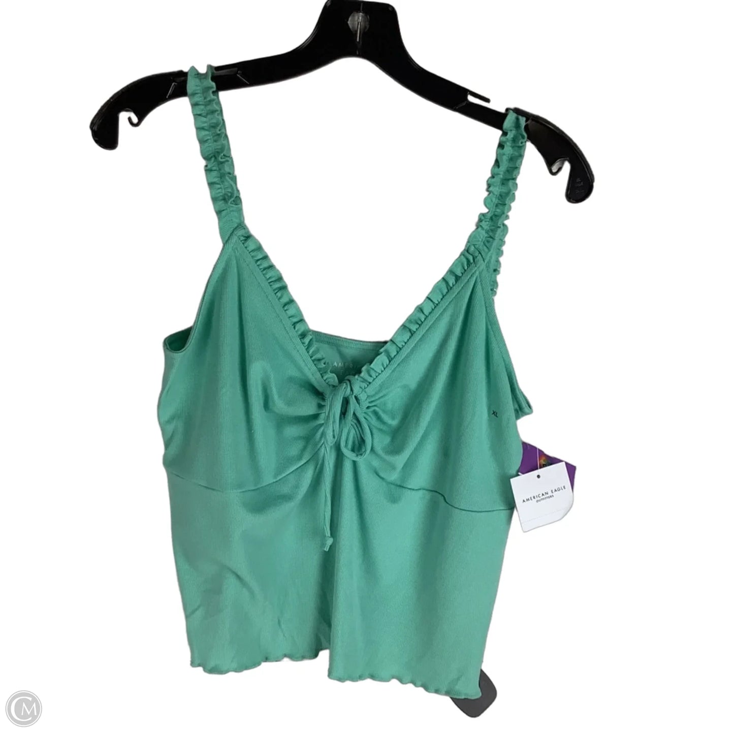 Top Sleeveless By American Eagle In Teal, Size: Xl