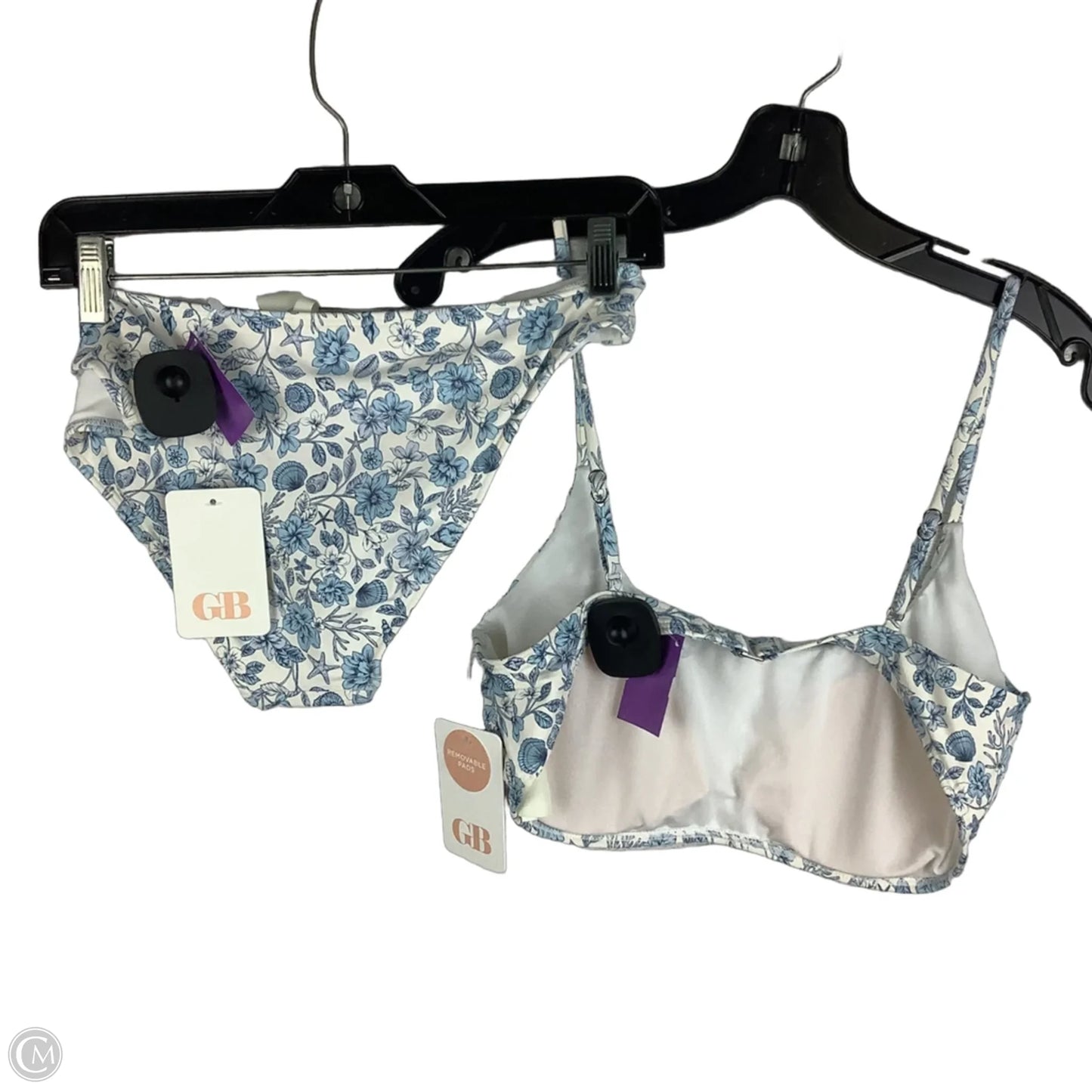 Swimsuit 2pc By Gb In Floral Print, Size: Xl