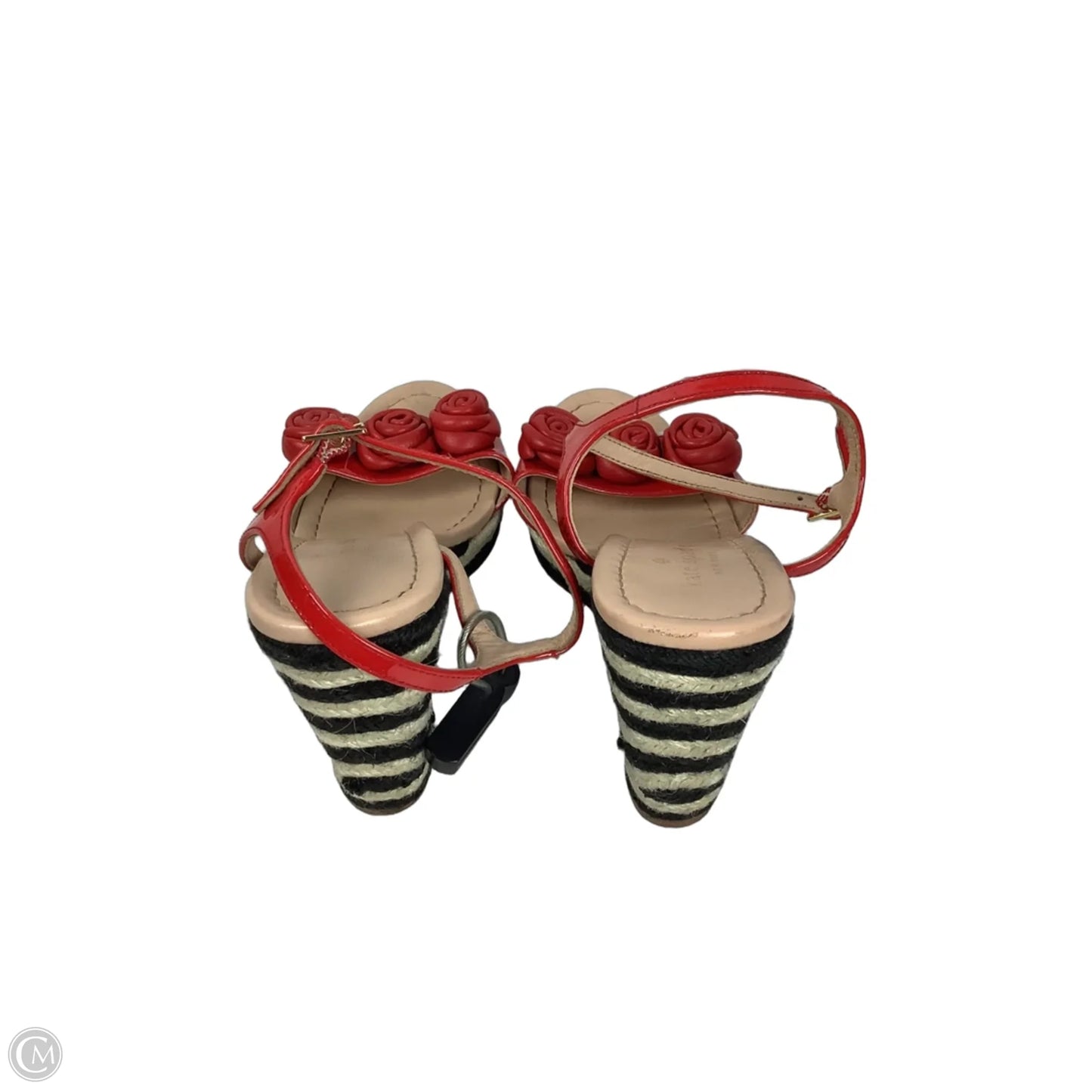 Sandals Designer By Kate Spade In Red, Size: 7.5