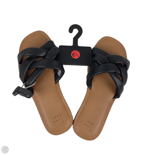 Shoes Flats By A New Day In Black, Size: 6.5