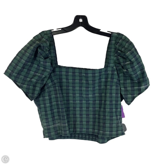 Top Short Sleeve By Madewell In Green, Size: Xl