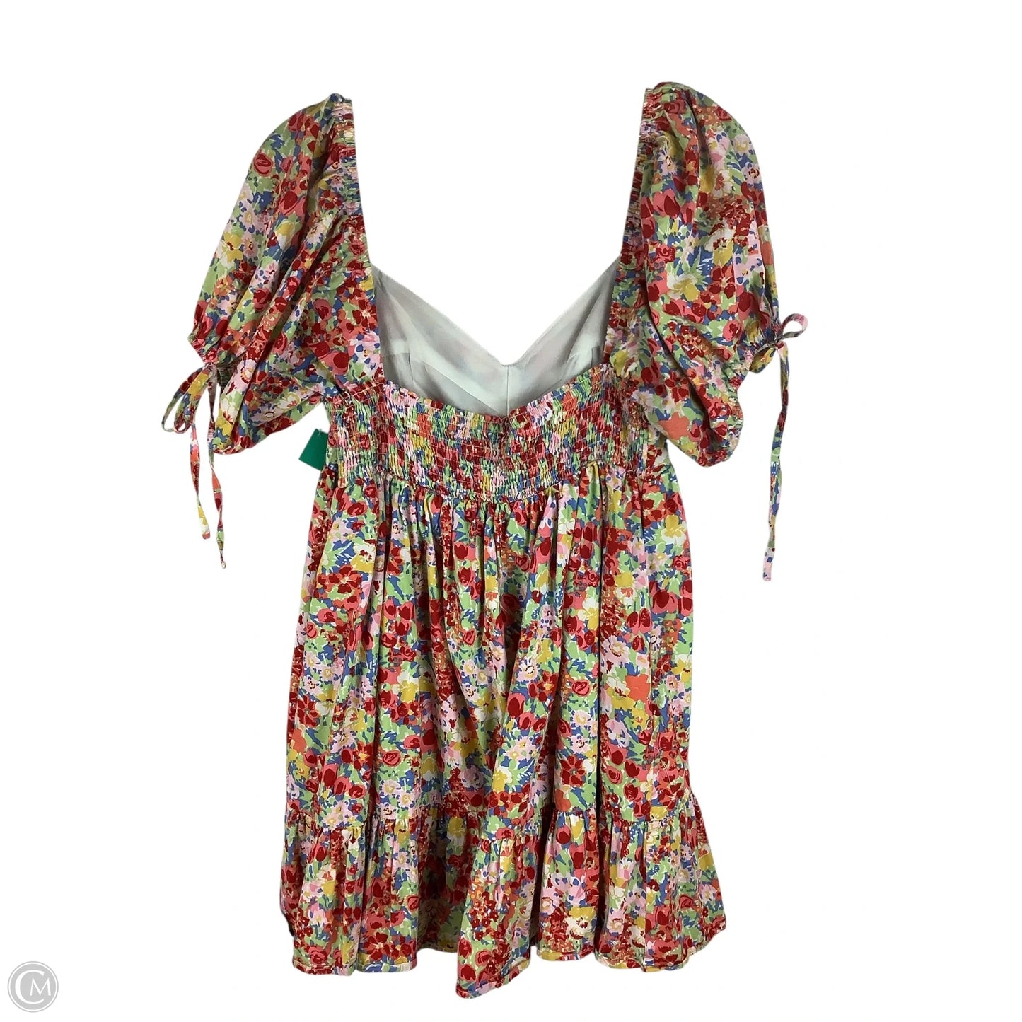 Dress Casual Midi By &merci In Floral Print, Size: L