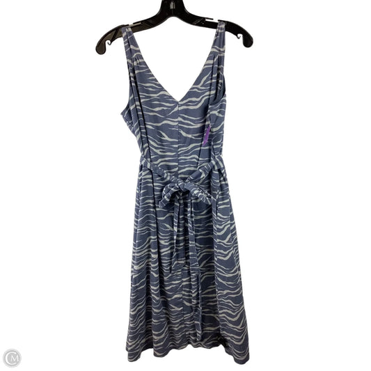 Dress Casual Midi By Gap In Blue, Size: M