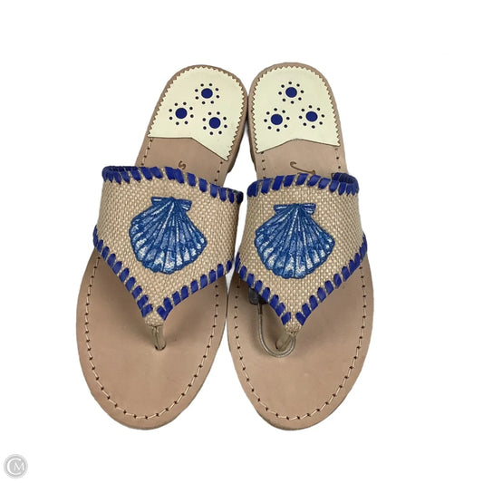 Shoes Flats By Jack Rogers In Blue, Size: 7