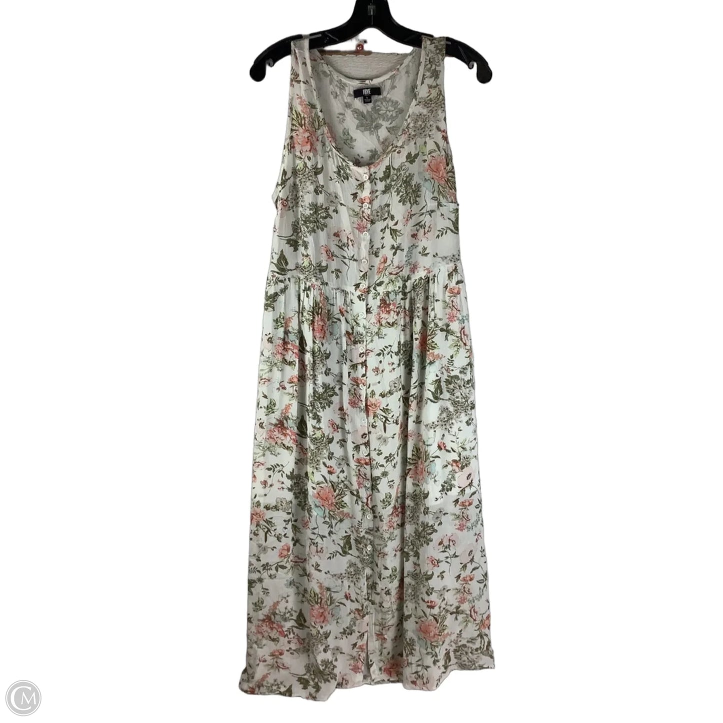 Dress Designer By Frye In Floral Print, Size: L