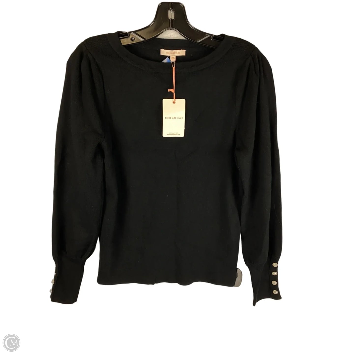 Sweater By Skies Are Blue In Black, Size: M