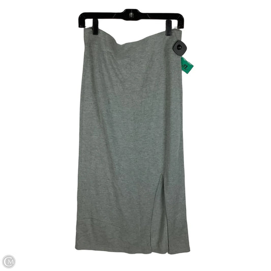 Skirt Maxi By Banana Republic In Grey, Size: S
