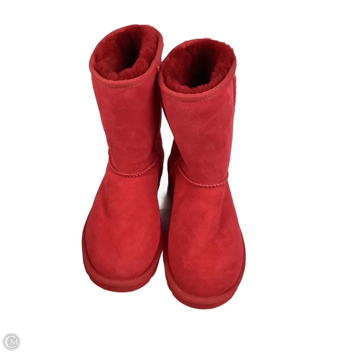 Boots Designer By Ugg In Red, Size: 6