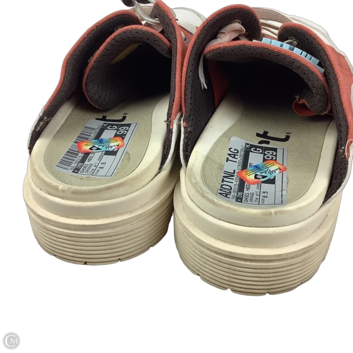 Shoes Heels Platform By Cmb In Orange, Size: 8.5