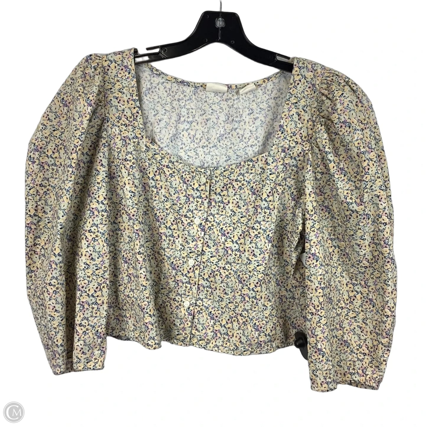 Top Short Sleeve By Levis In Floral Print, Size: L