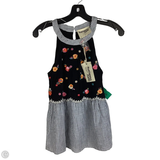 Top Sleeveless By Savanna Jane In Black, Size: S