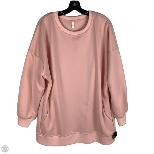 Sweatshirt Crewneck By Halara In Pink, Size: Xl