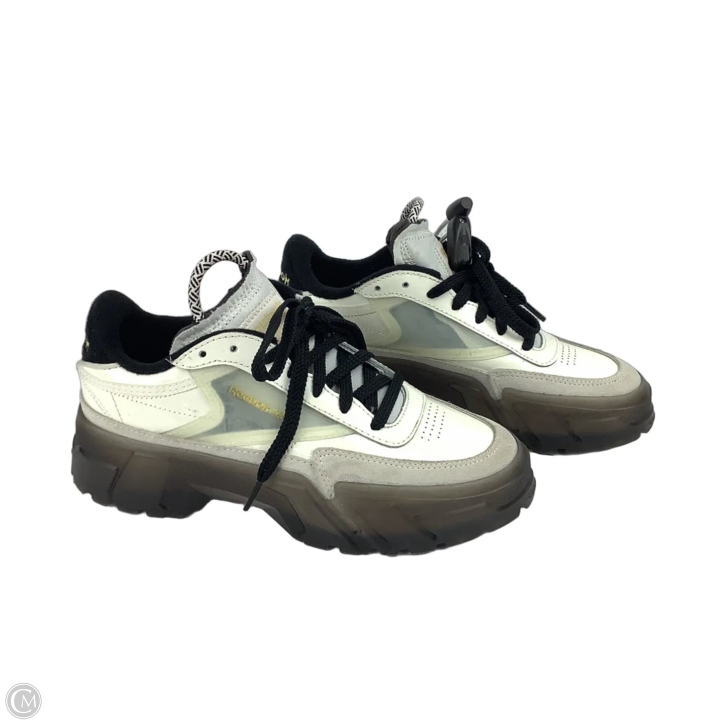 Shoes Sneakers By Reebok In Black & White, Size: 6