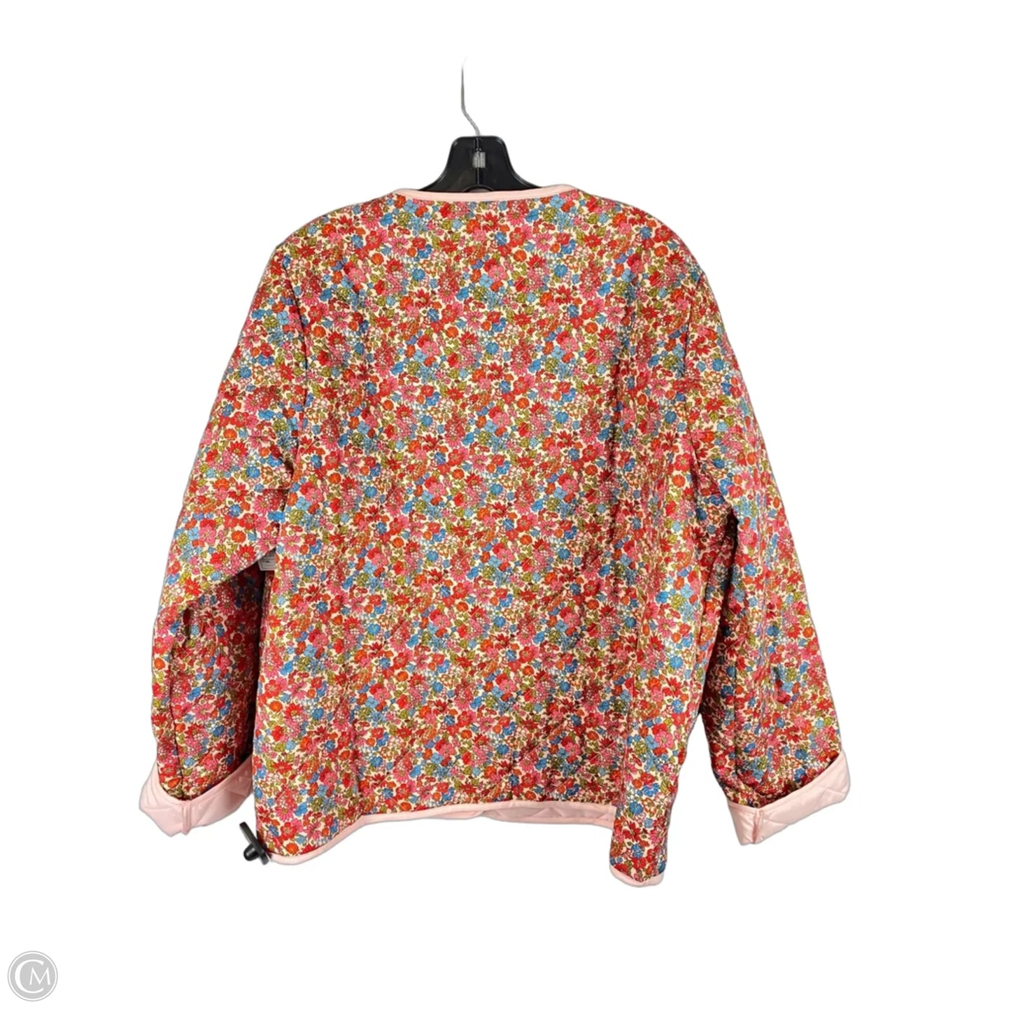 Jacket Puffer & Quilted By Clothes Mentor In Floral Print, Size: Xxl