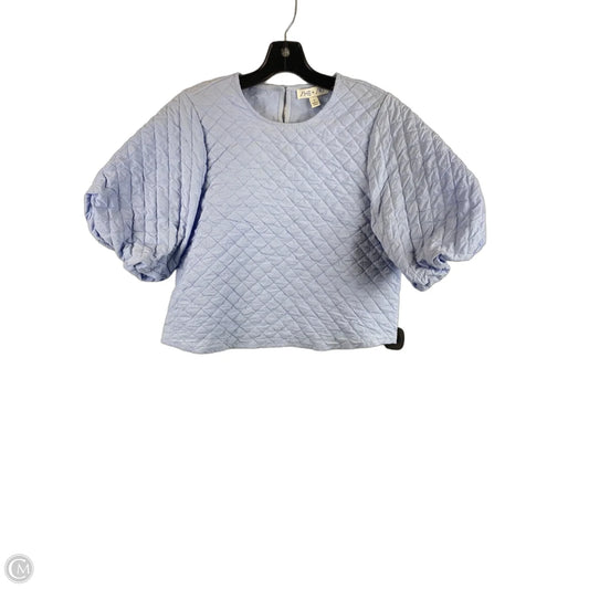 Top Short Sleeve By She + Sky In Blue, Size: S