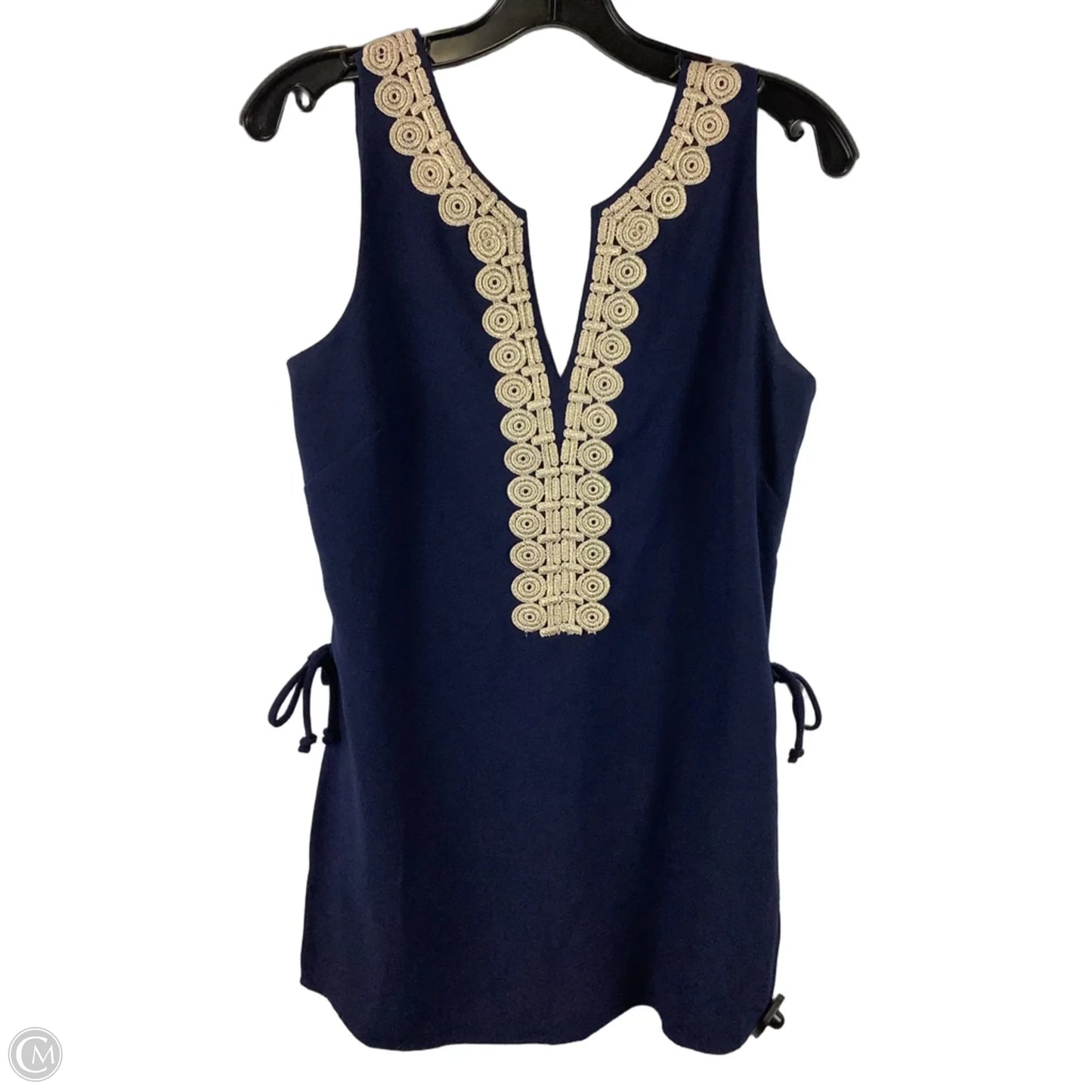Romper Designer By Lilly Pulitzer In Navy, Size: 4