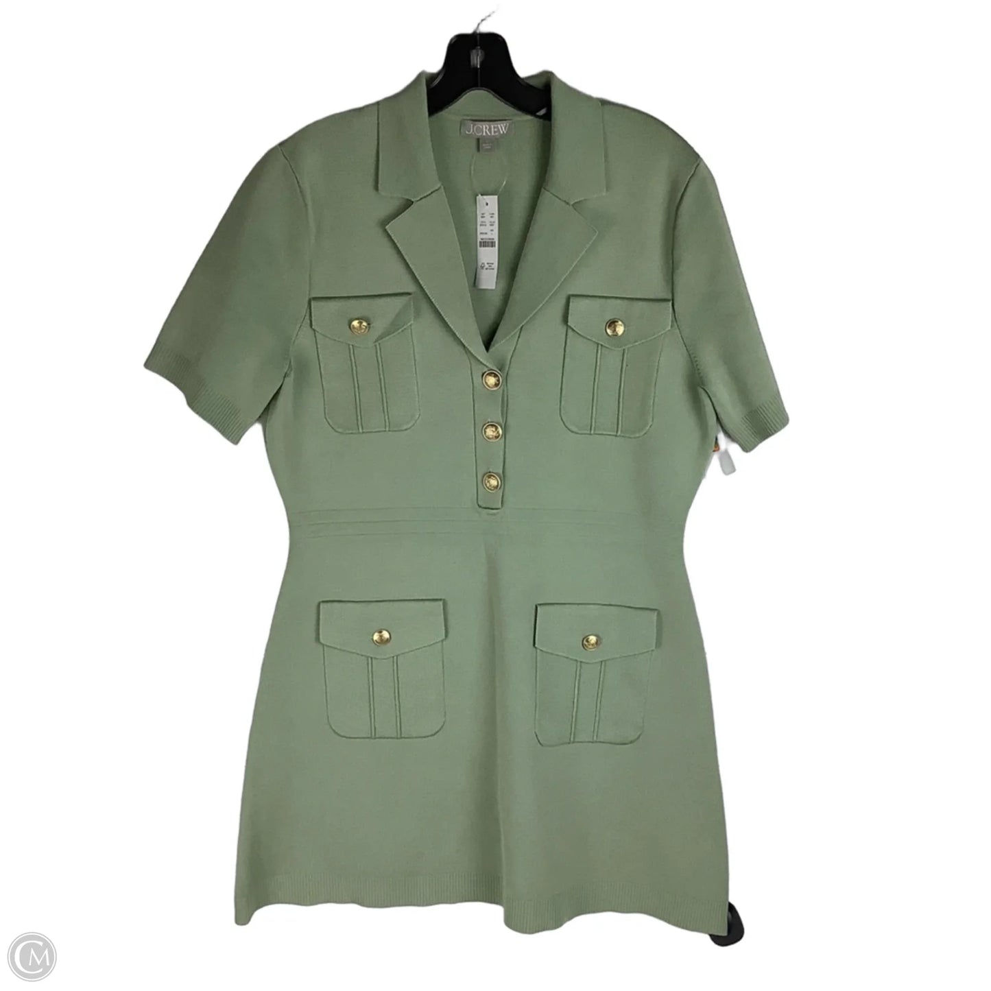 Dress Work By J. Crew In Green, Size: L
