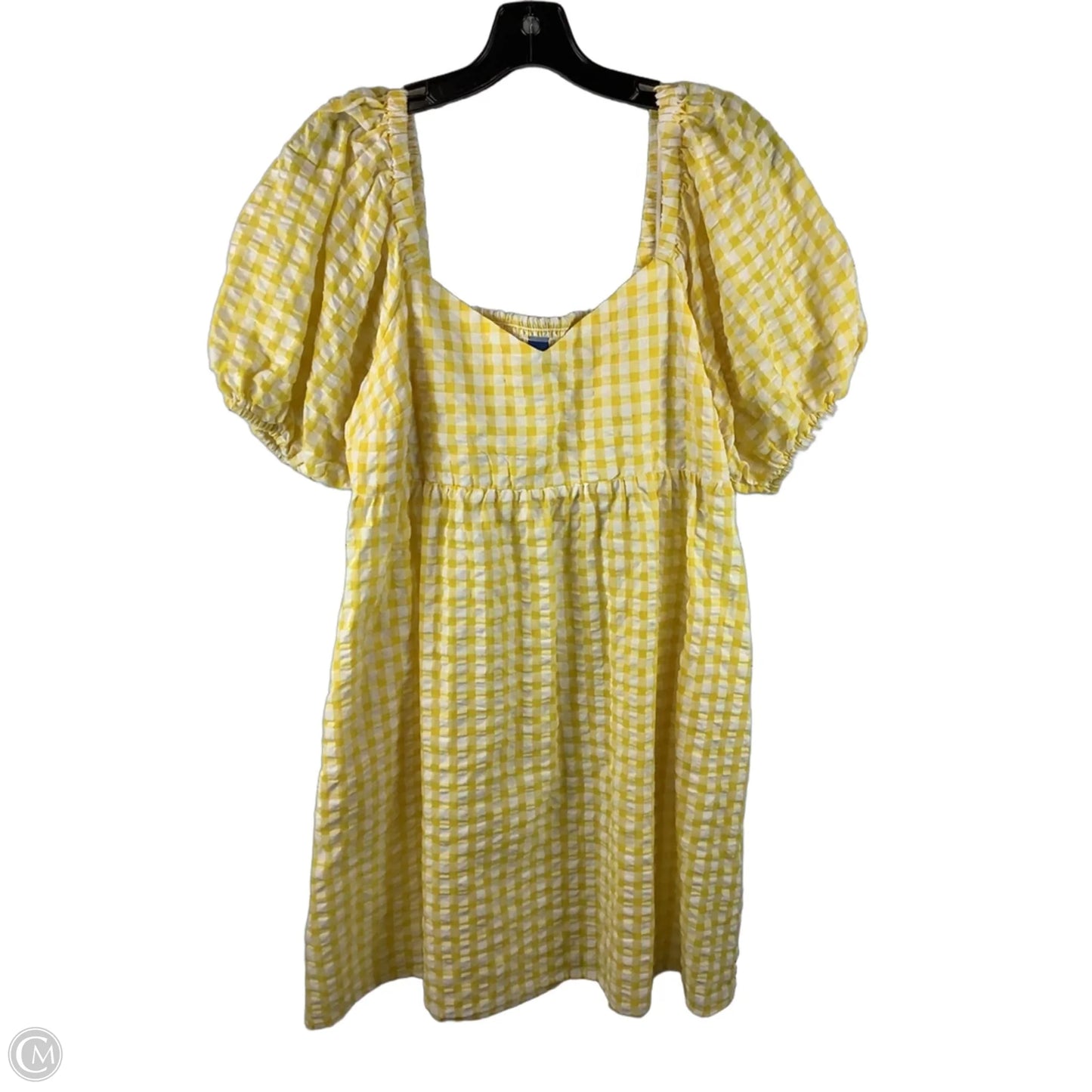 Dress Casual Short By Old Navy In Yellow, Size: M