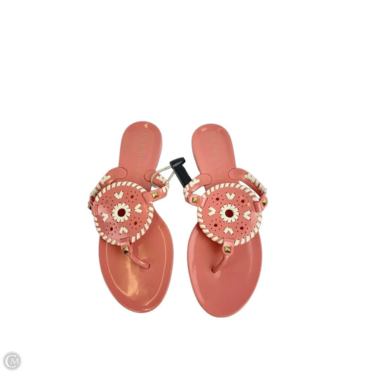 Sandals Flip Flops By Jack Rogers In Pink, Size: 8