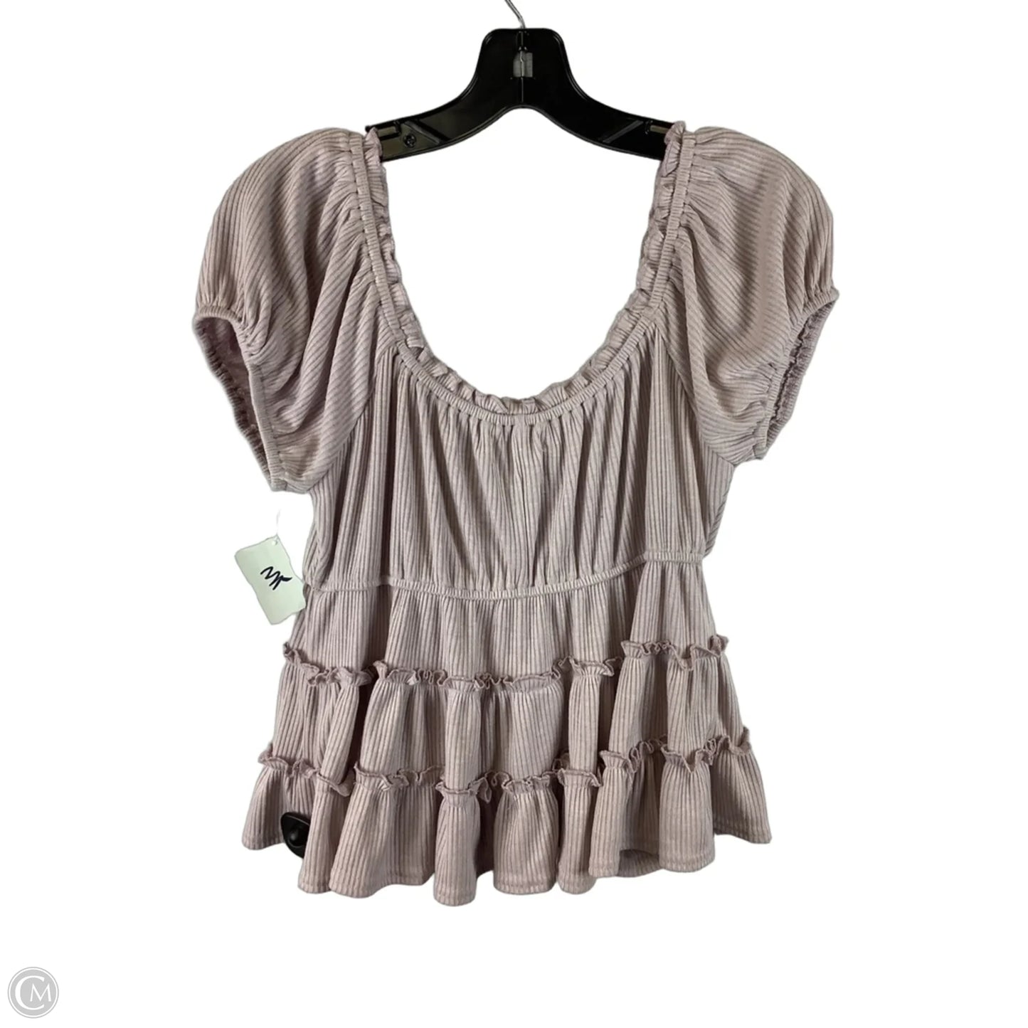 Top Short Sleeve By Altard State In Purple, Size: M