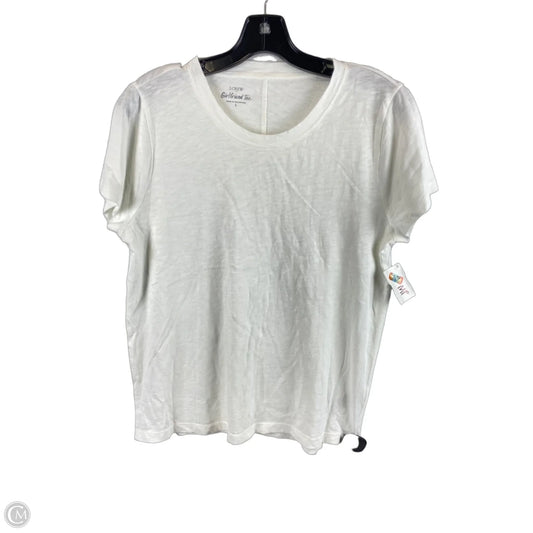 Top Sleeveless By J. Crew In White, Size: L