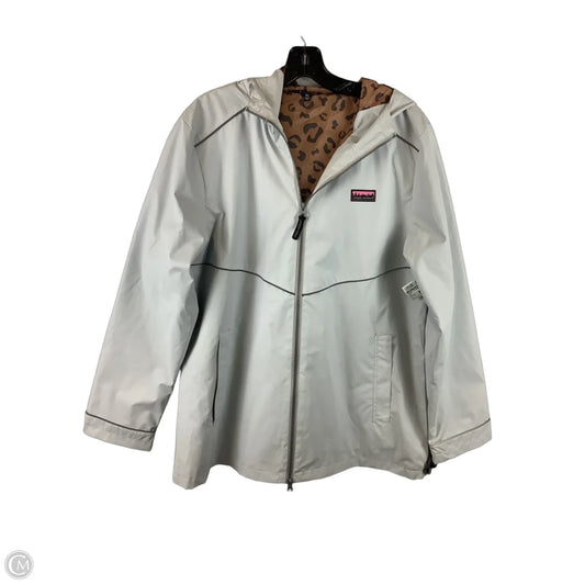 Jacket Windbreaker By Simply Southern In Grey, Size: Xl