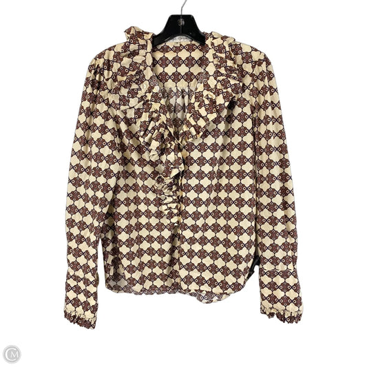 Top Long Sleeve By Cmc In Multi-colored, Size: S