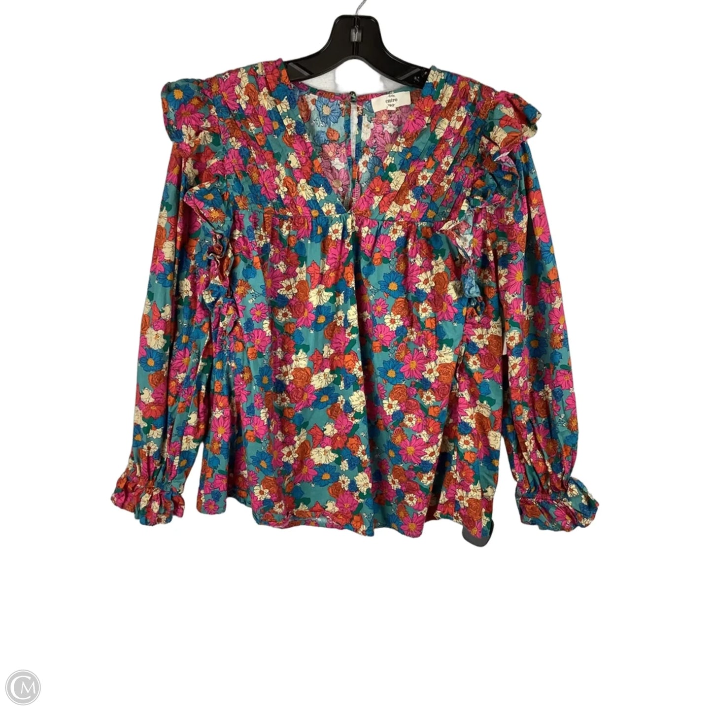Top Sleeveless By Entro In Floral Print, Size: M