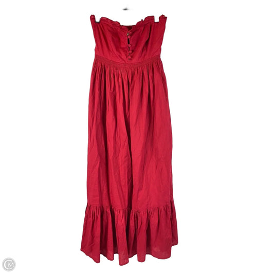 Dress Casual Maxi By Urban Outfitters In Red, Size: Xs