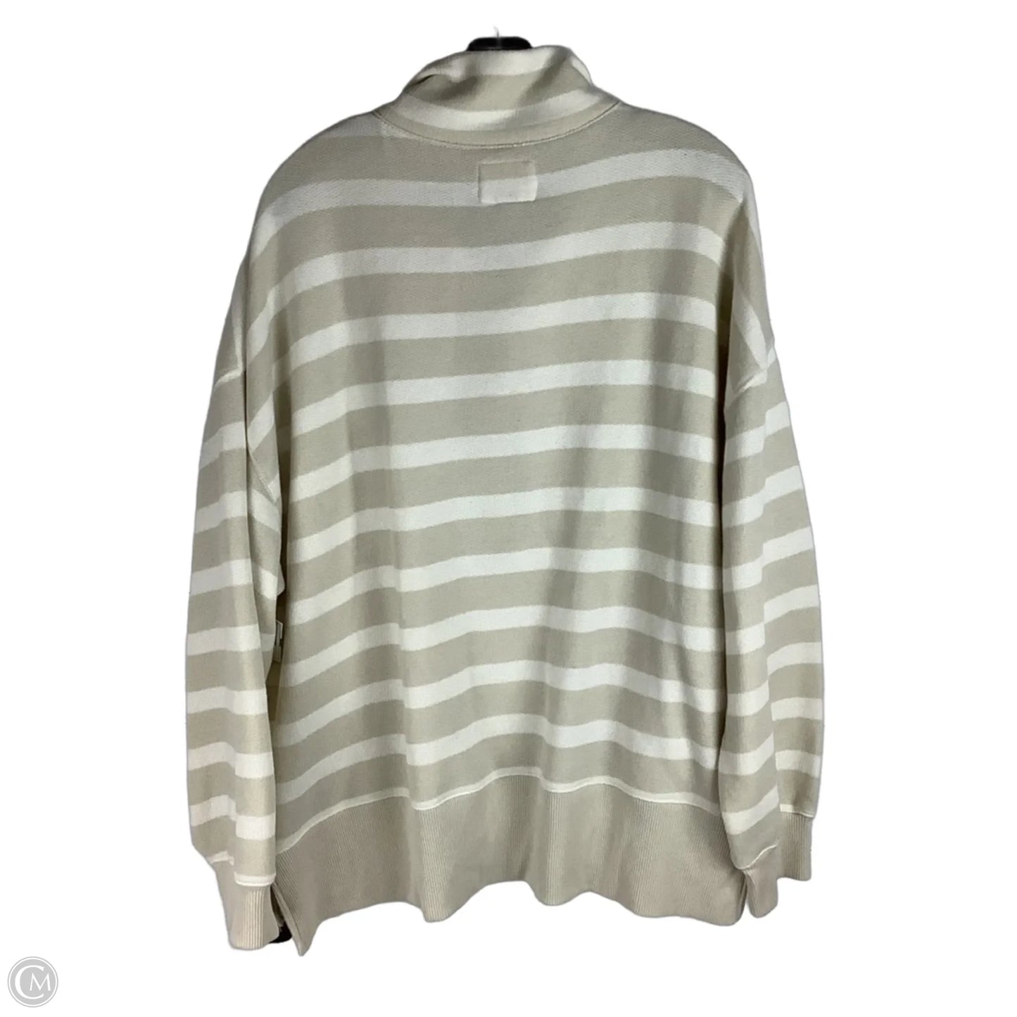 Sweatshirt Collar By American Eagle In Striped Pattern, Size: M
