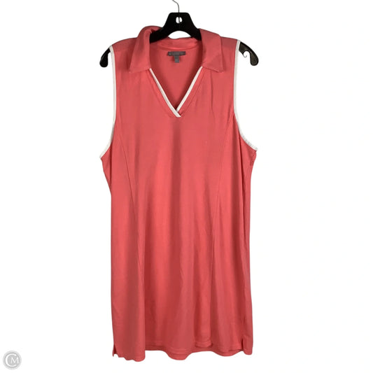 Athletic Dress By Talbots In Pink, Size: Xl