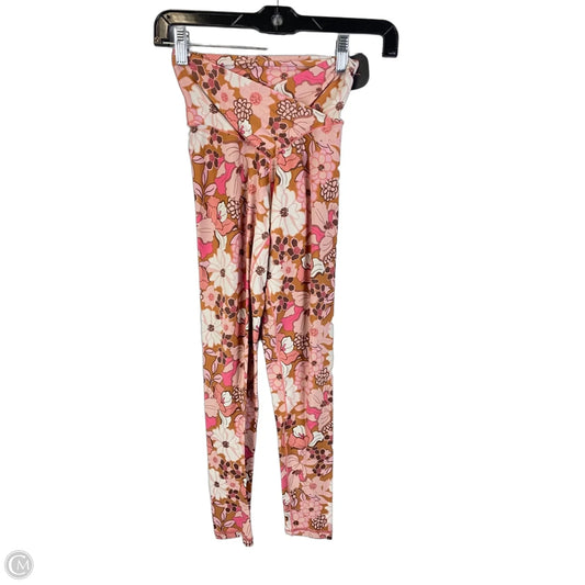 Athletic Leggings By Aerie In Floral Print, Size: Sp