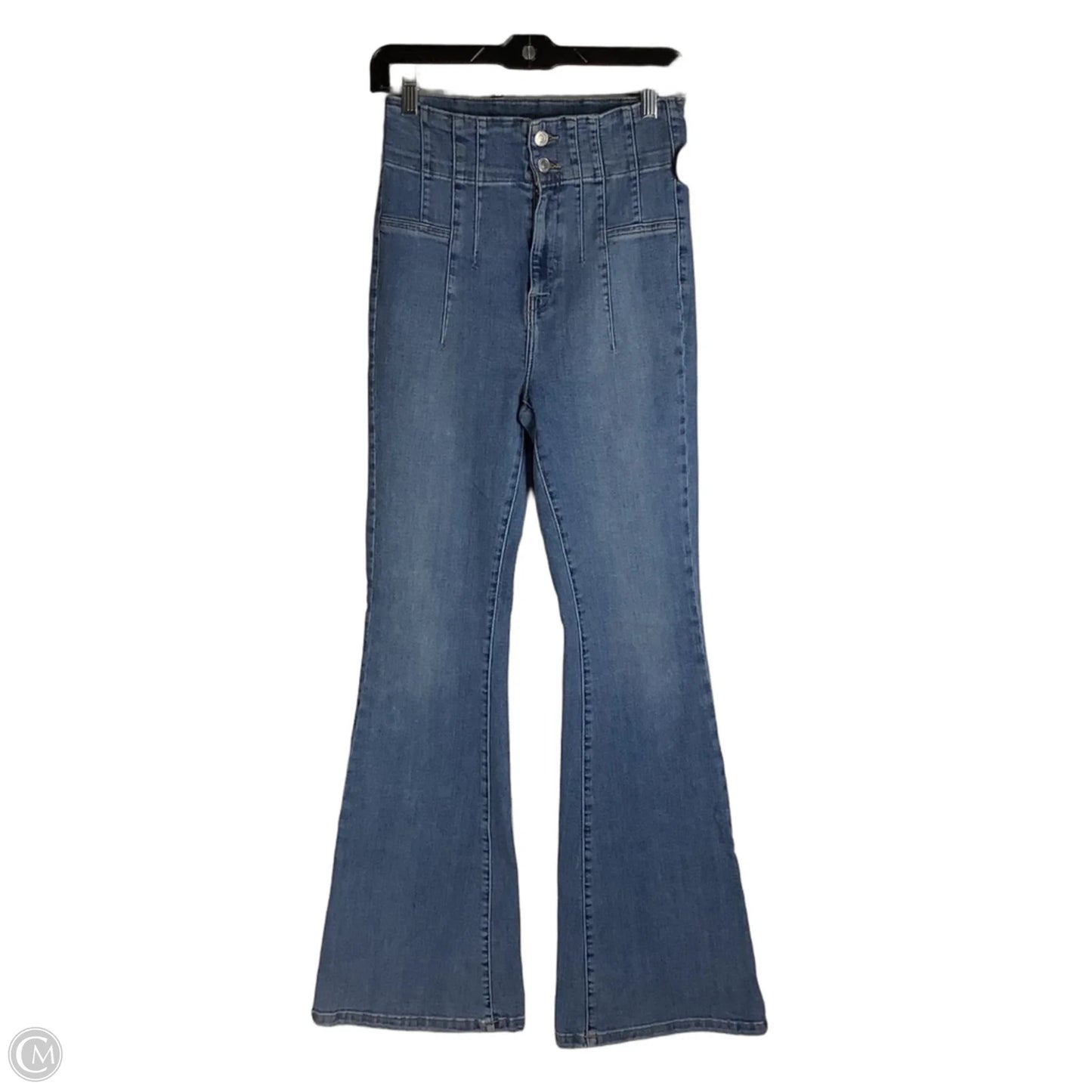 Jeans Flared By We The Free In Blue Denim, Size: 6 (28)