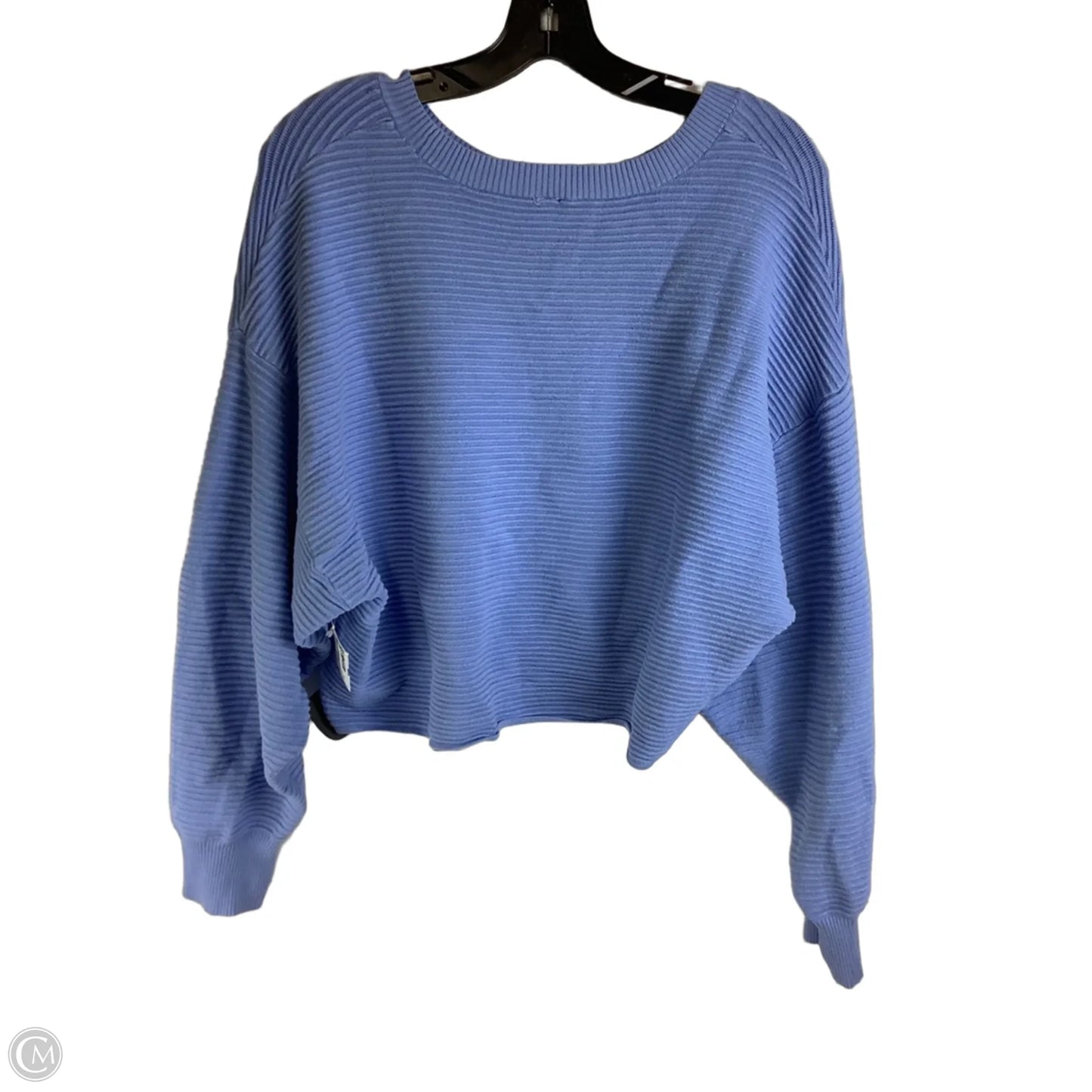Sweatshirt Crewneck By Aerie In Blue, Size: L