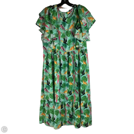 Dress Casual Maxi By Cmc In Green, Size: L