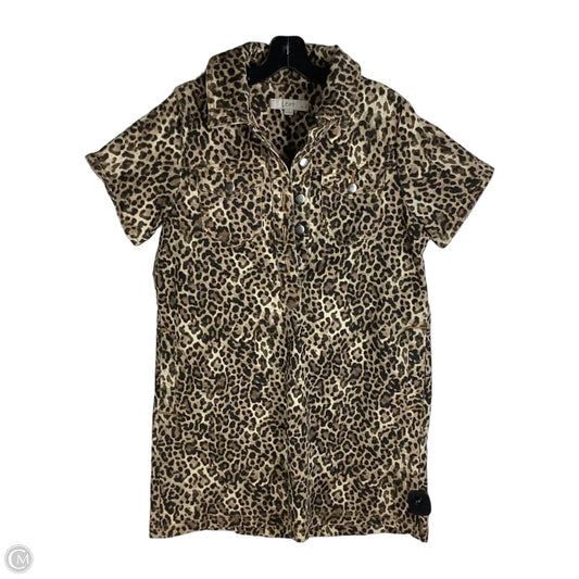 Dress Casual Short By Loft In Leopard Print, Size: Sp
