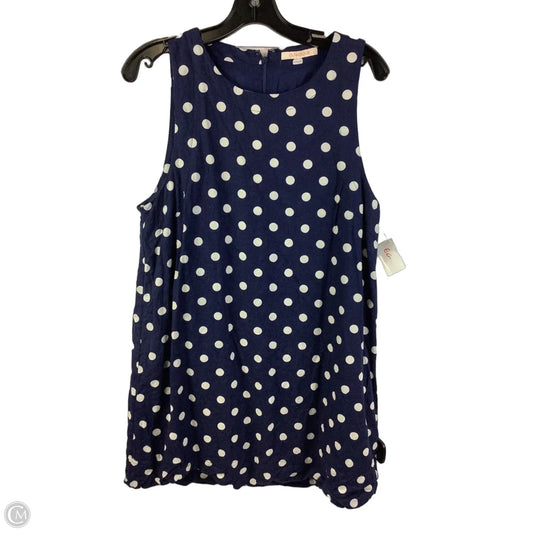 Dress Casual Short By Olivaceous In Polkadot Pattern, Size: L