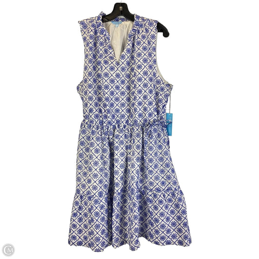 Dress Casual Short By Draper James In Blue, Size: Xxl