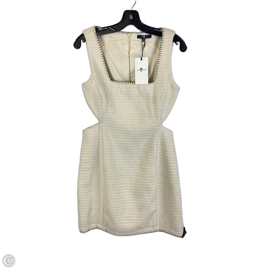 Dress Party Short By 7 For All Mankind In Cream, Size: M