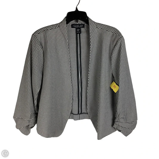 Blazer By Rachel Zoe In Black & White, Size: Xl